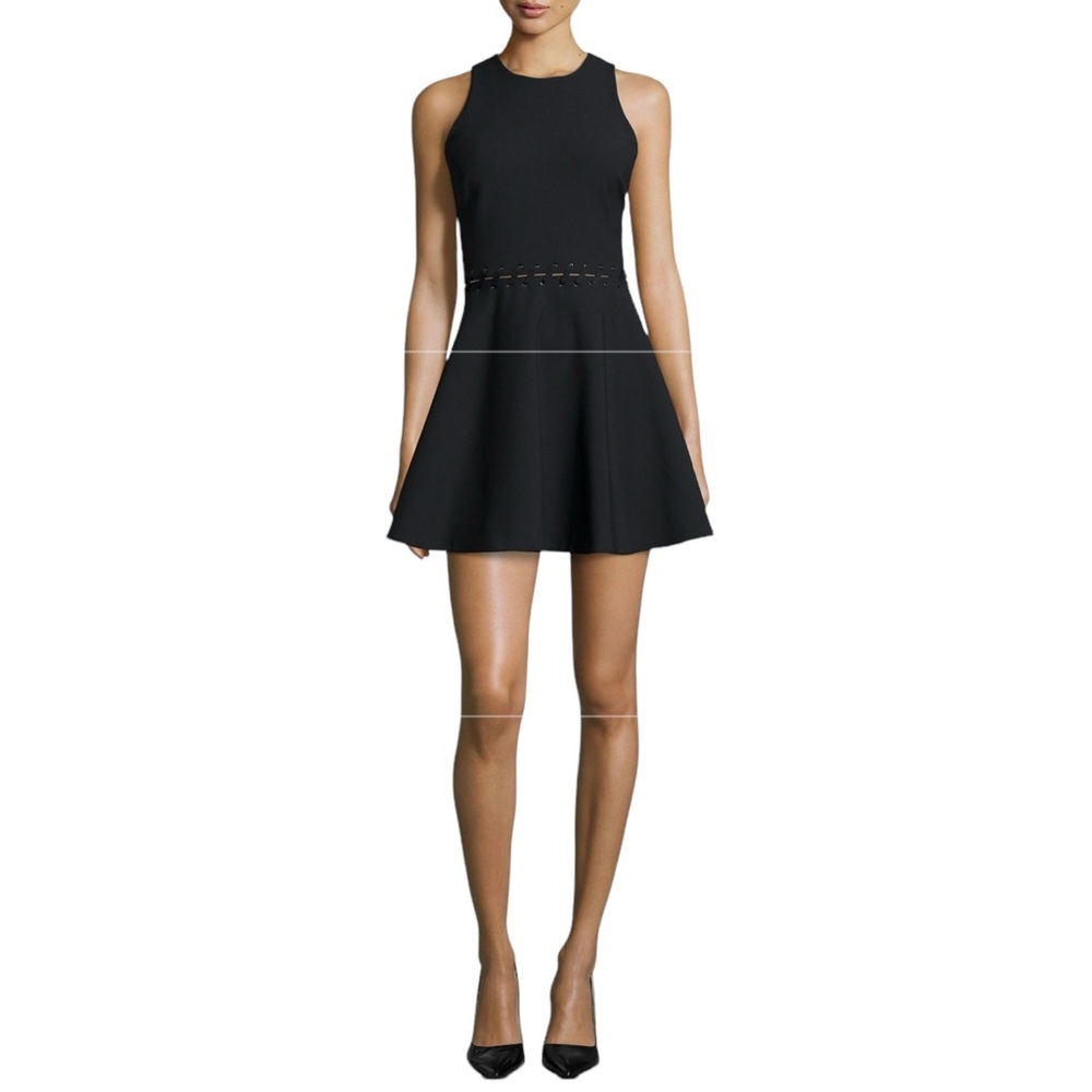Elizabeth and James “Carter” Black Sleeveless Fit-and-Flare Dress
